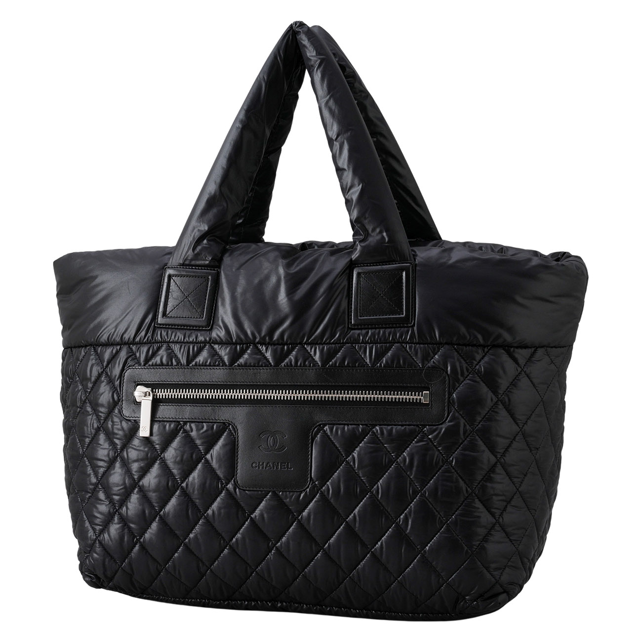 CHANEL(USED)샤넬 CC로고 패딩 토트백