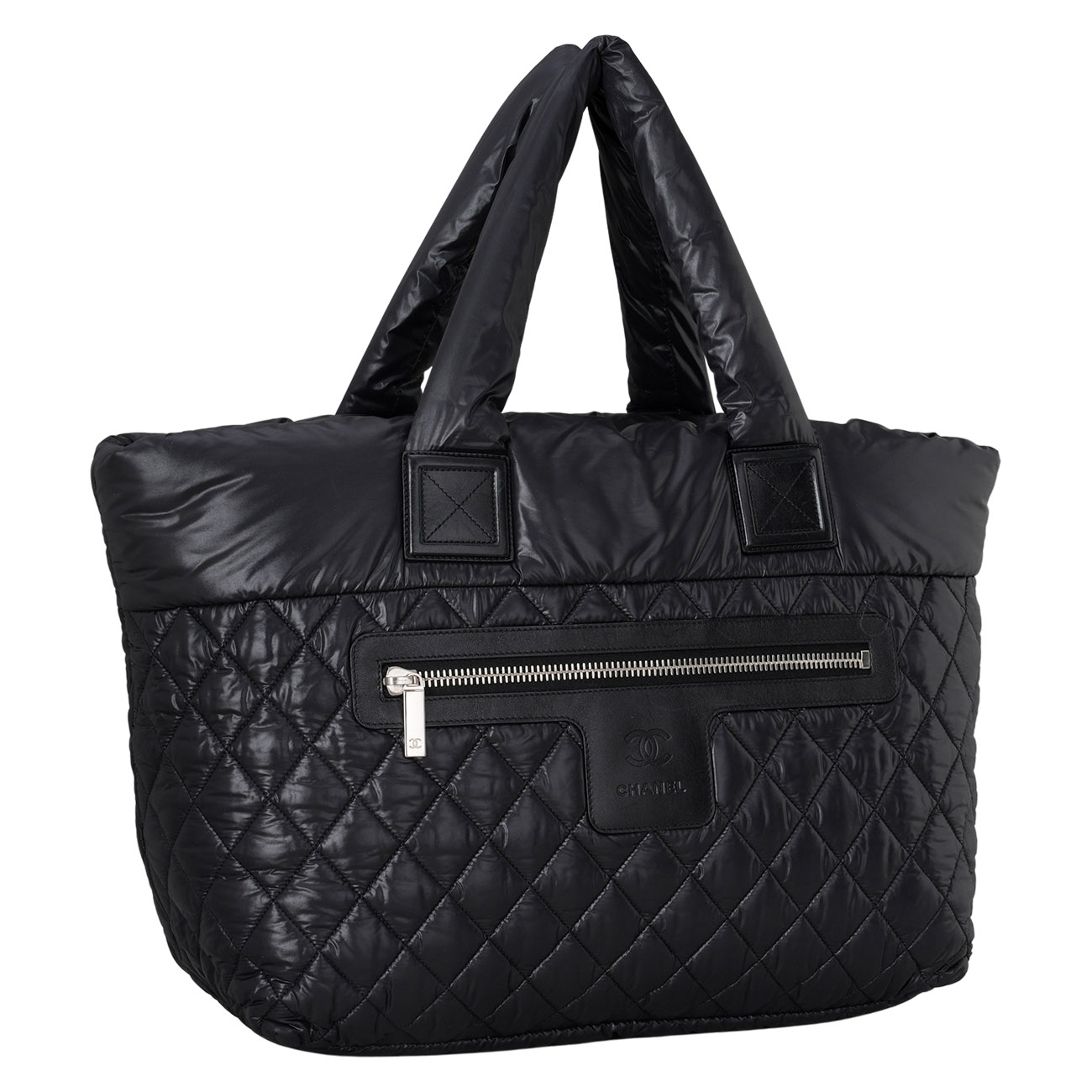 CHANEL(USED)샤넬 CC로고 패딩 토트백