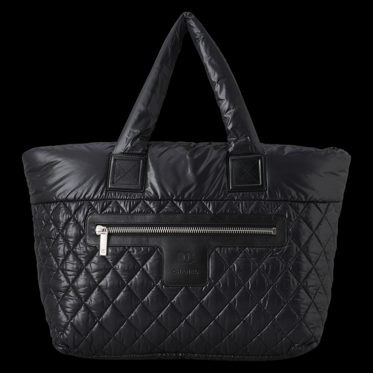 CHANEL(USED)샤넬 CC로고 패딩 토트백