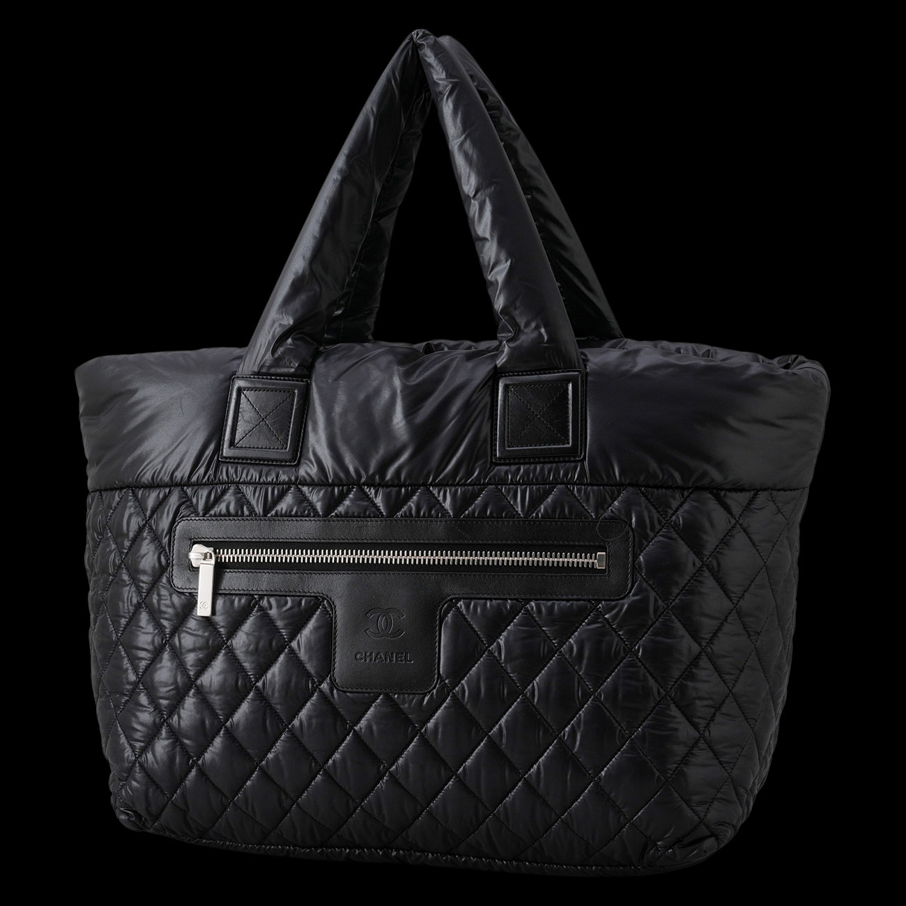 CHANEL(USED)샤넬 CC로고 패딩 토트백