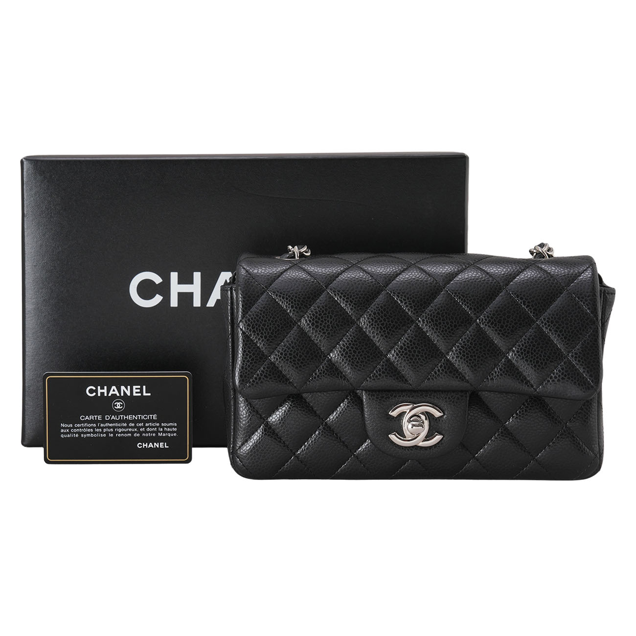 CHANEL(USED)샤넬 캐비어 클래식 뉴미니 크로스백
