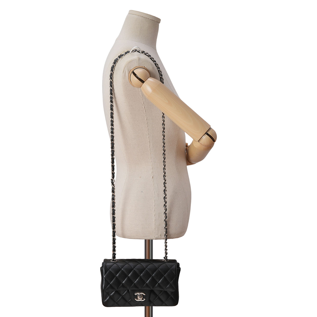 CHANEL(USED)샤넬 캐비어 클래식 뉴미니 크로스백