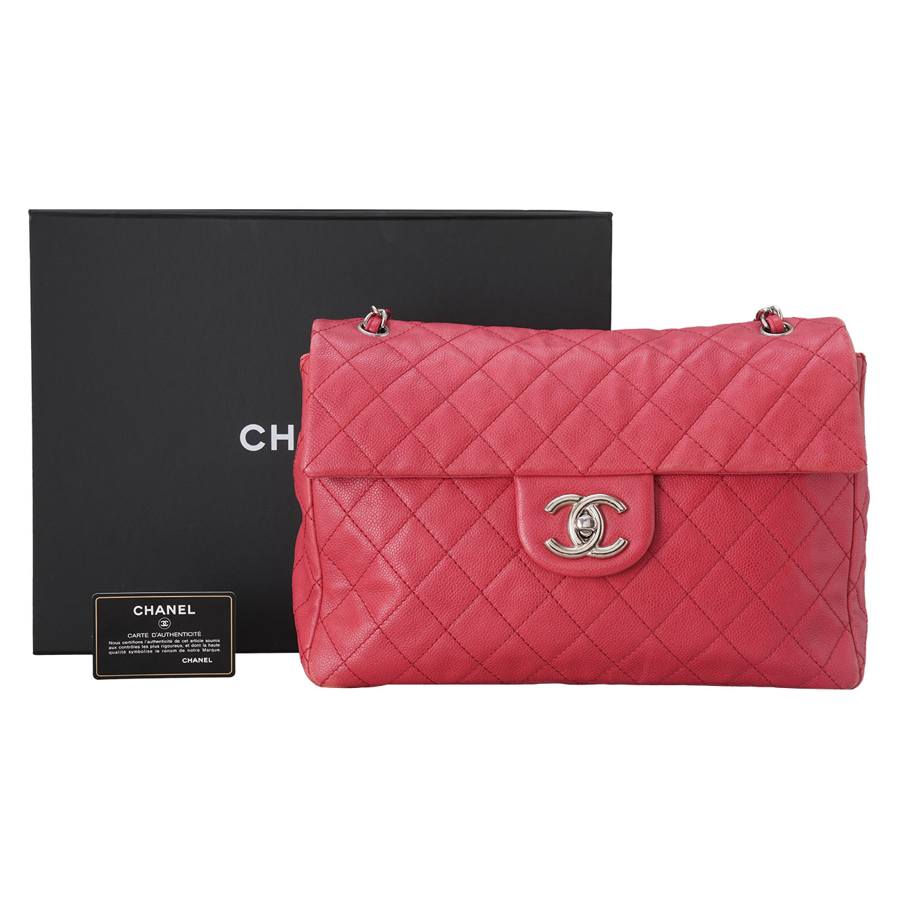 CHANEL(USED)샤넬 캐비어 시즌 체인 숄더백