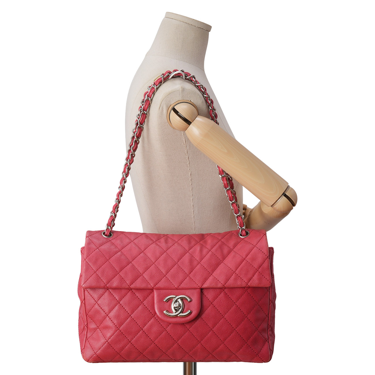 CHANEL(USED)샤넬 캐비어 시즌 체인 숄더백
