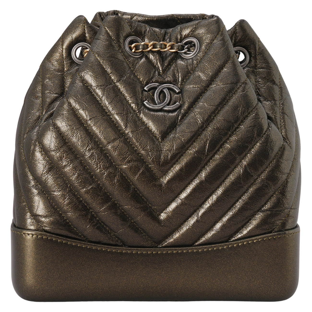 CHANEL(USED)샤넬 시즌 쉐브론 가브리엘 백팩