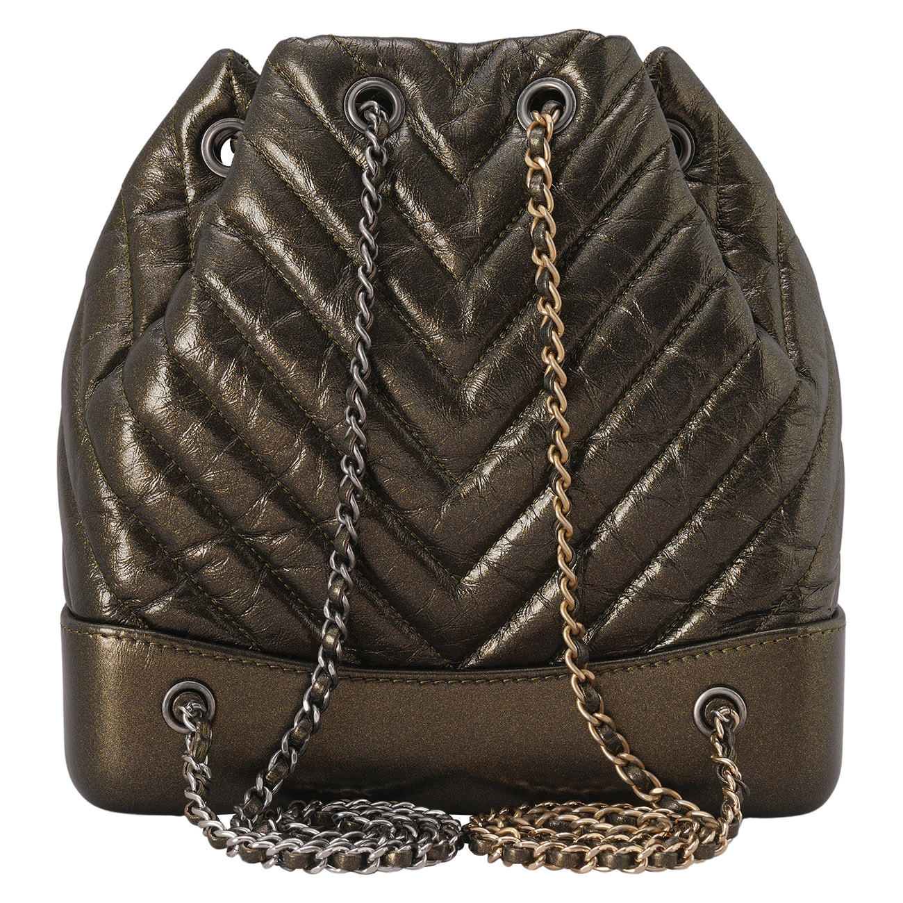 CHANEL(USED)샤넬 시즌 쉐브론 가브리엘 백팩