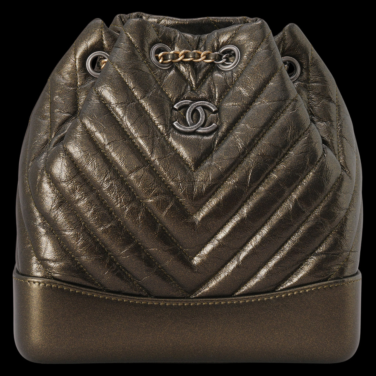CHANEL(USED)샤넬 시즌 쉐브론 가브리엘 백팩