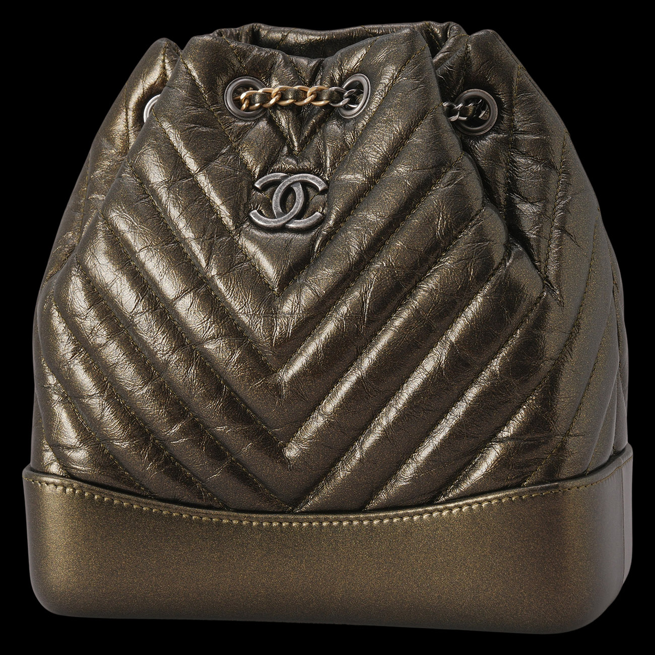 CHANEL(USED)샤넬 시즌 쉐브론 가브리엘 백팩