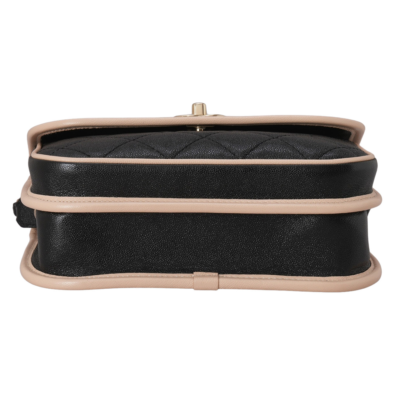 CHANEL(USED)샤넬 AS2447 캐비어 CC로고 메신저 백