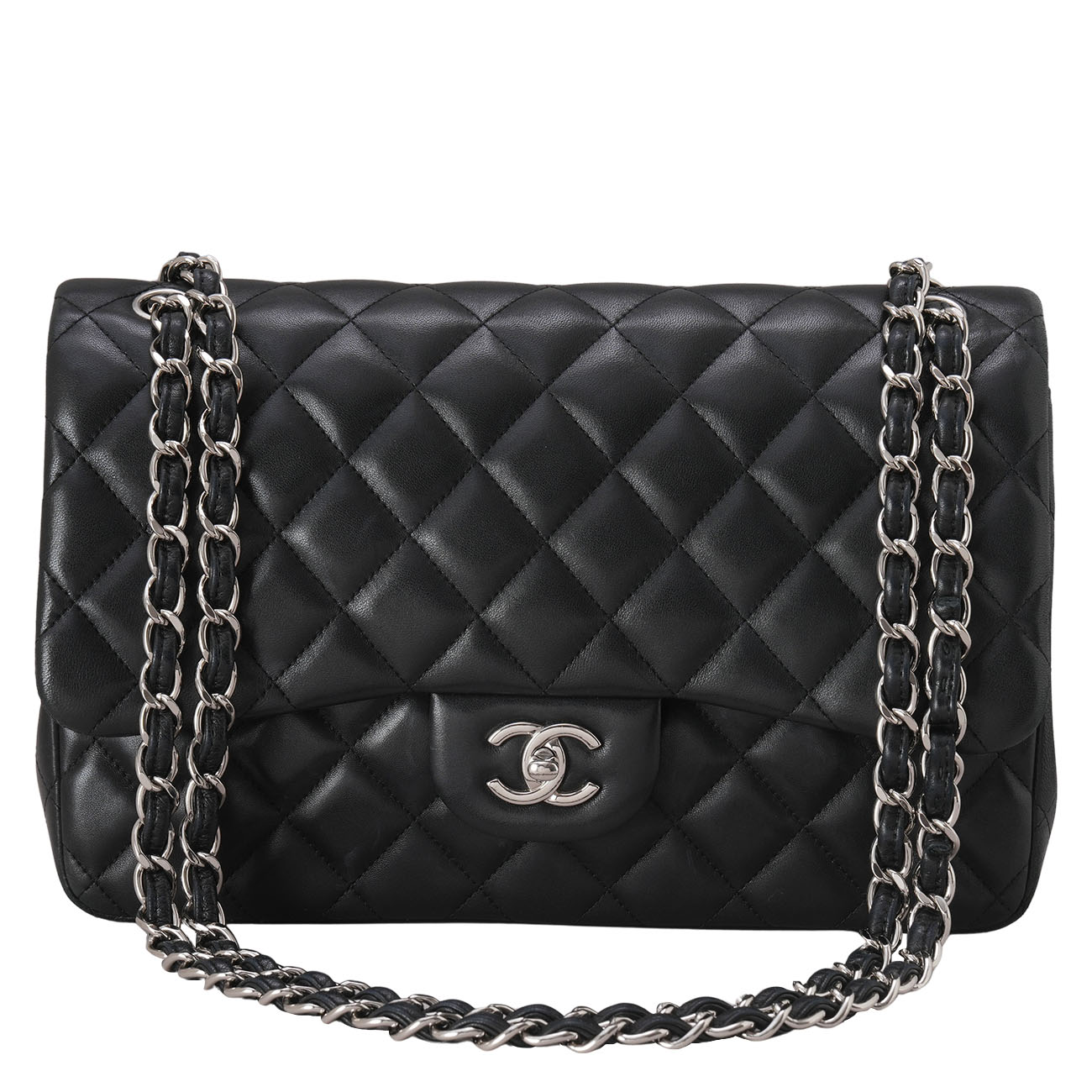 CHANEL(USED)샤넬 램스킨 클래식 라지 플랩백