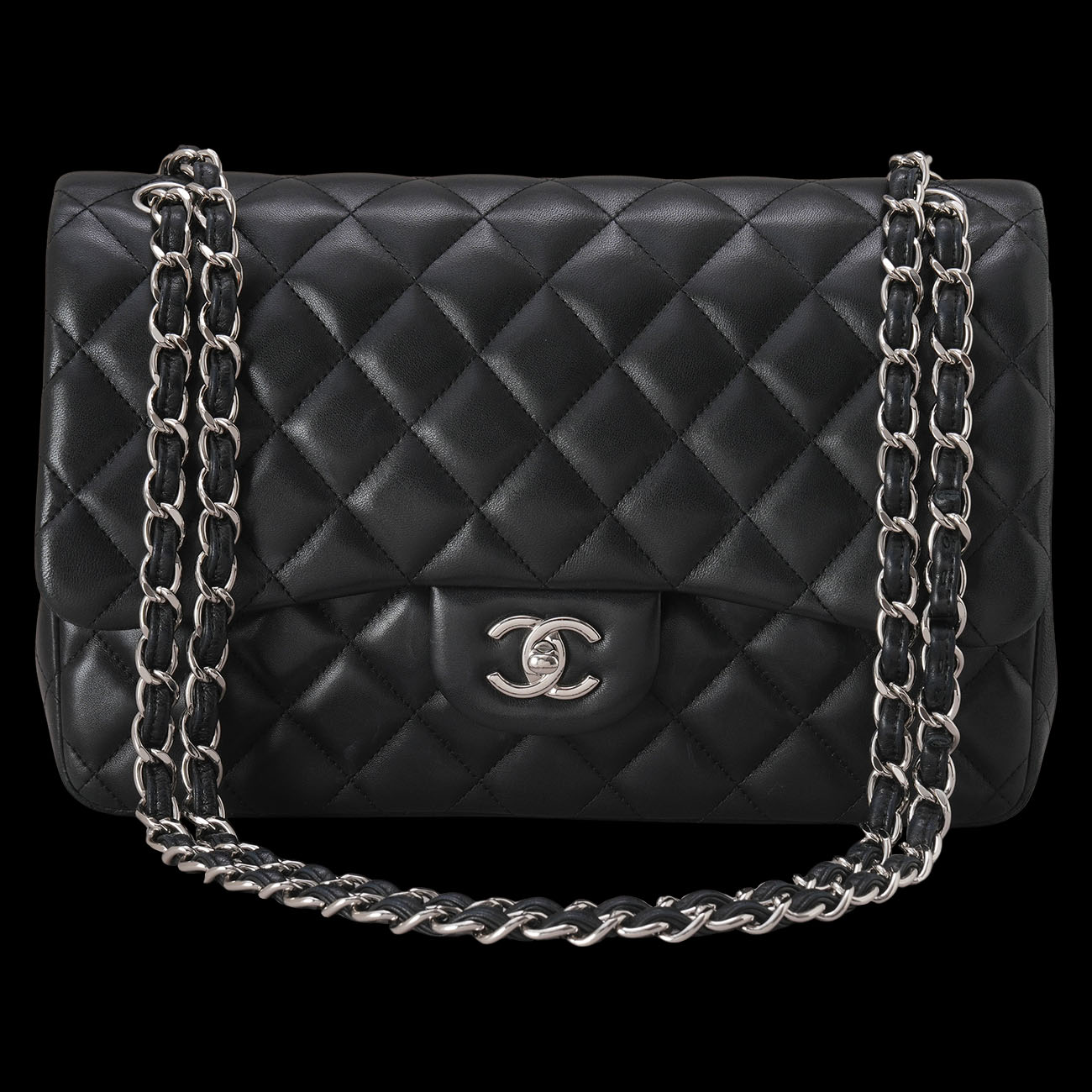 CHANEL(USED)샤넬 램스킨 클래식 라지 플랩백