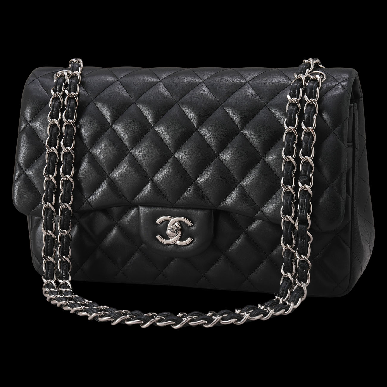 CHANEL(USED)샤넬 램스킨 클래식 라지 플랩백