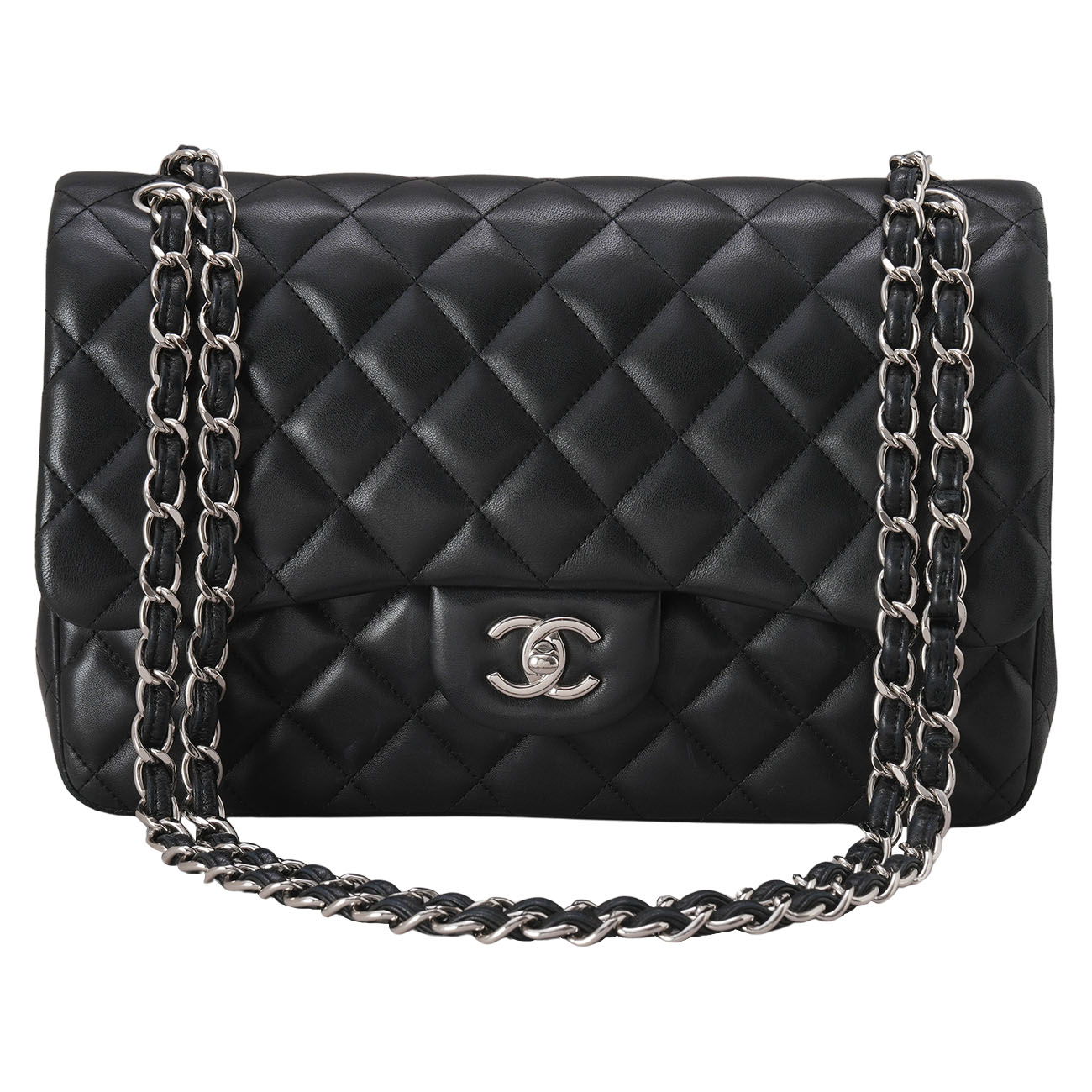 CHANEL(USED)샤넬 램스킨 클래식 라지 플랩백