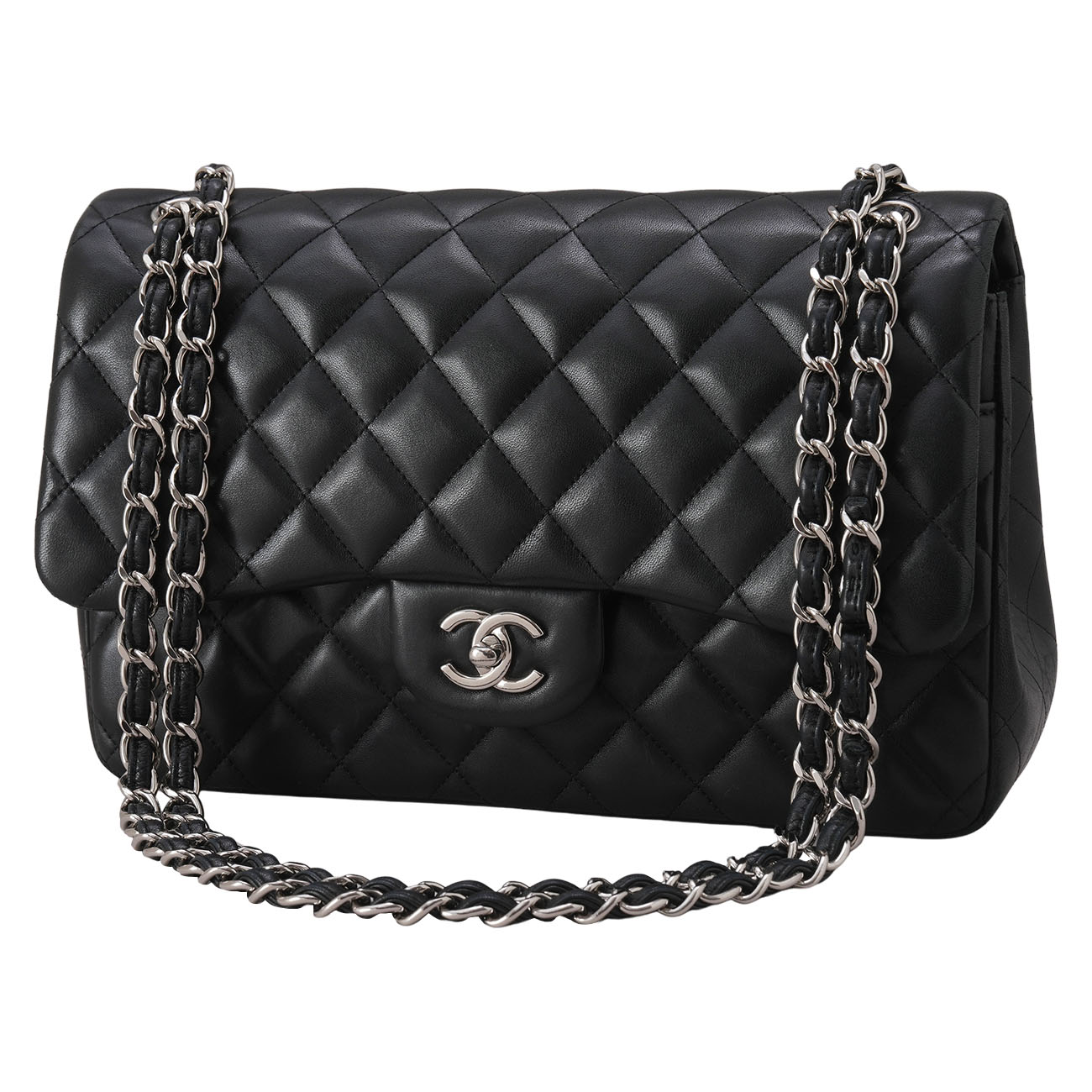 CHANEL(USED)샤넬 램스킨 클래식 라지 플랩백