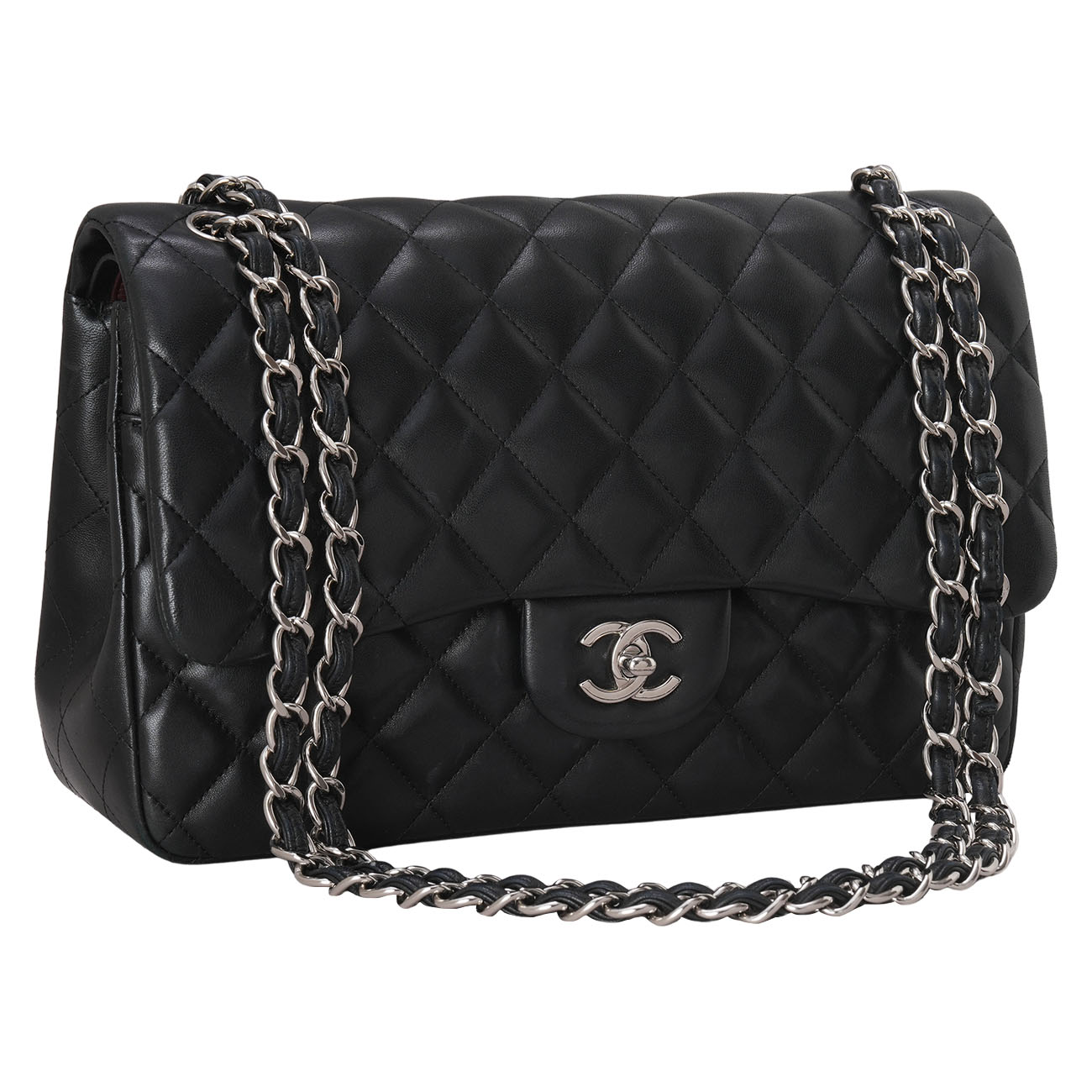 CHANEL(USED)샤넬 램스킨 클래식 라지 플랩백