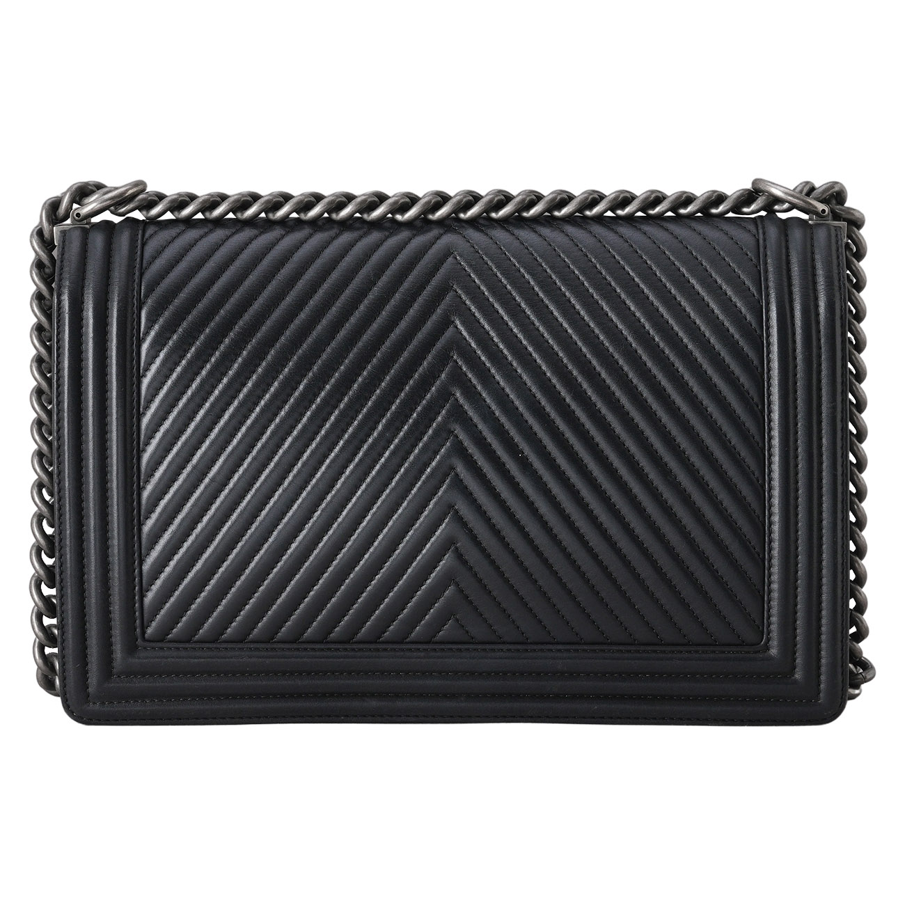 CHANEL(USED)샤넬 보이샤넬 쉐브론 뉴미듐