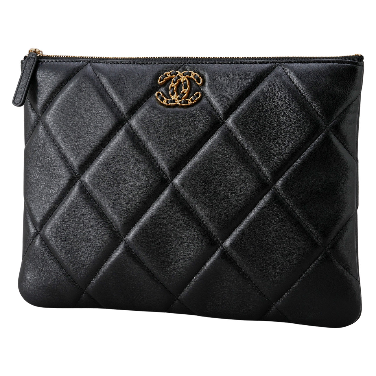 CHANEL(USED)샤넬 19 파우치 뉴미듐