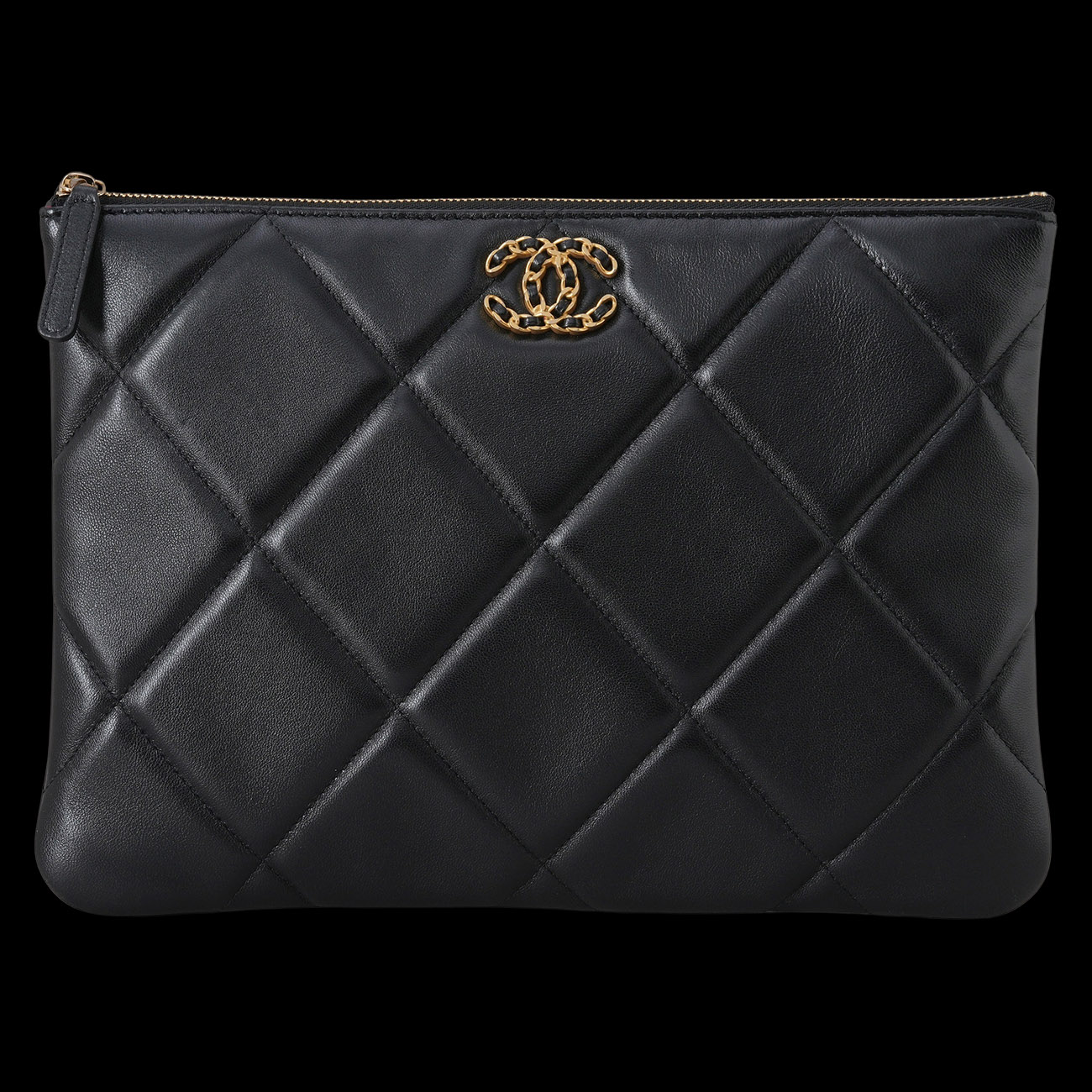 CHANEL(USED)샤넬 19 파우치 뉴미듐