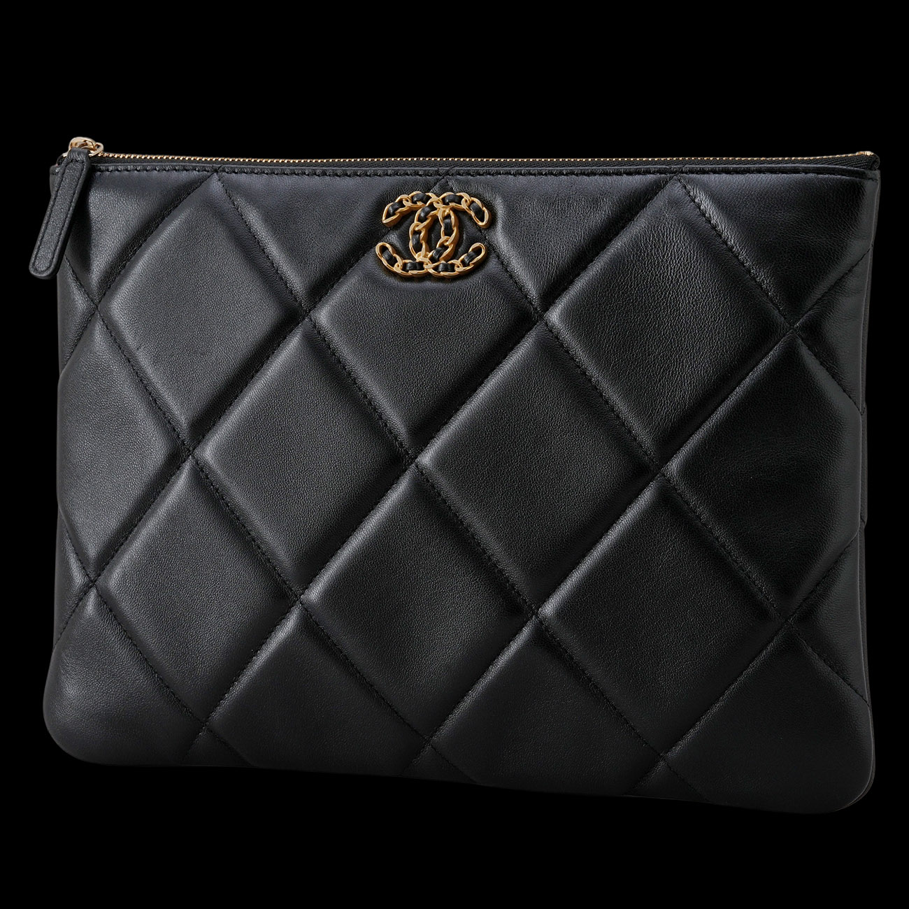 CHANEL(USED)샤넬 19 파우치 뉴미듐