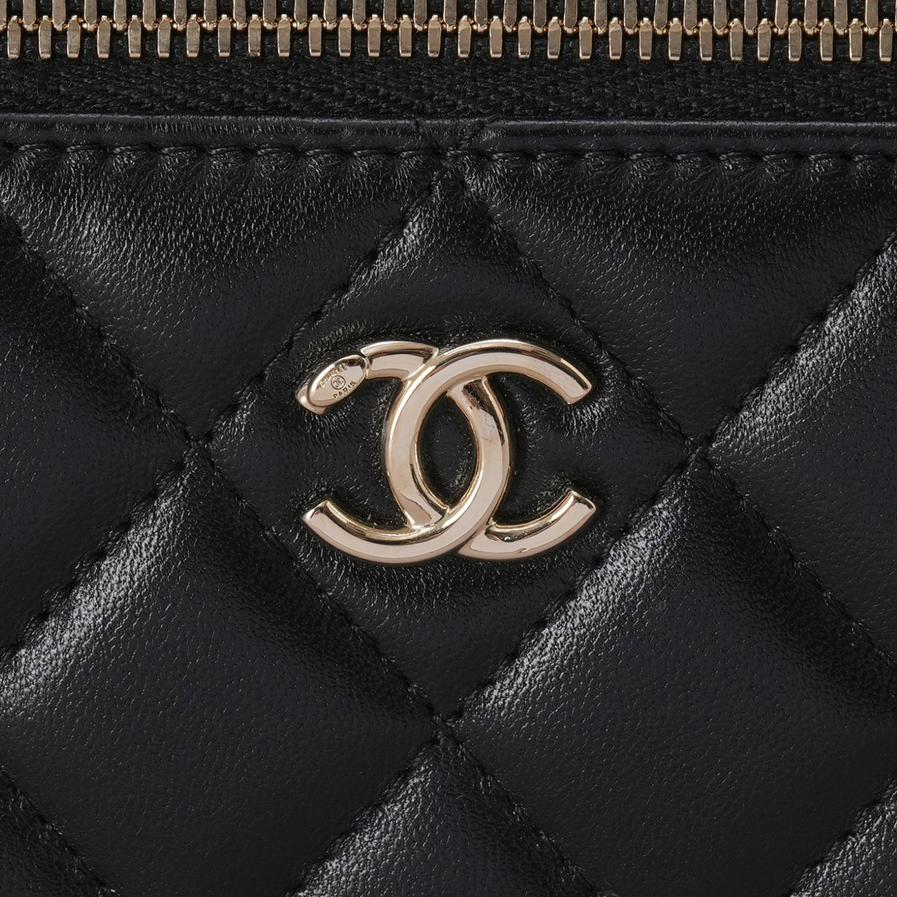 CHANEL(USED)샤넬 AP1472 램스킨 베니티 탑핸들 크로스백