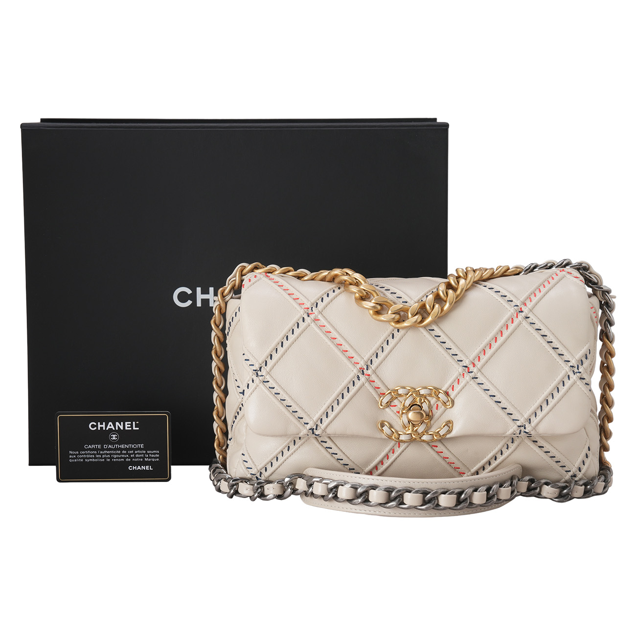 CHANEL(USED)샤넬 AS1160 시즌 스티치 19백 스몰