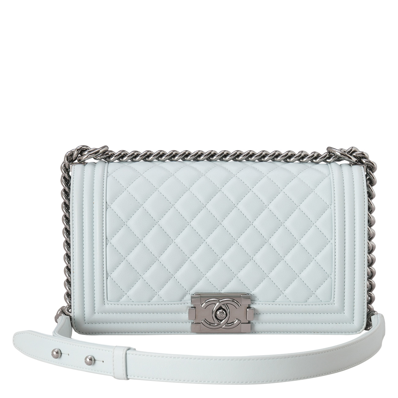 CHANEL(USED)샤넬 보이샤넬 미듐 체인 숄더백