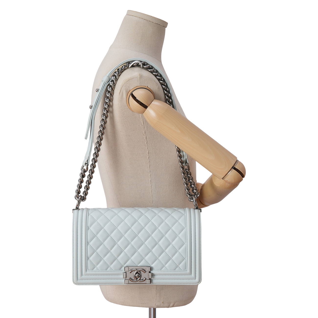 CHANEL(USED)샤넬 보이샤넬 미듐 체인 숄더백