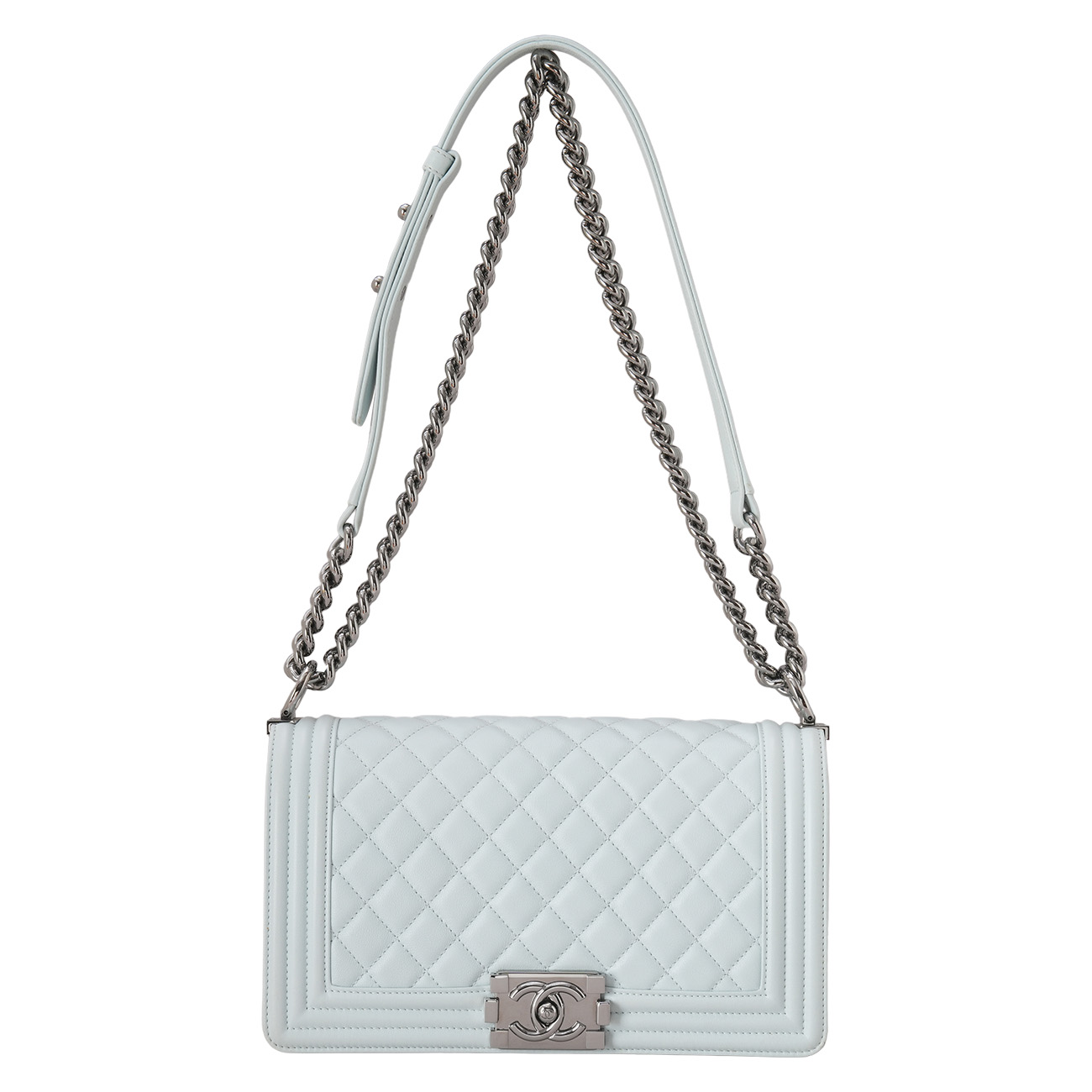 CHANEL(USED)샤넬 보이샤넬 미듐 체인 숄더백
