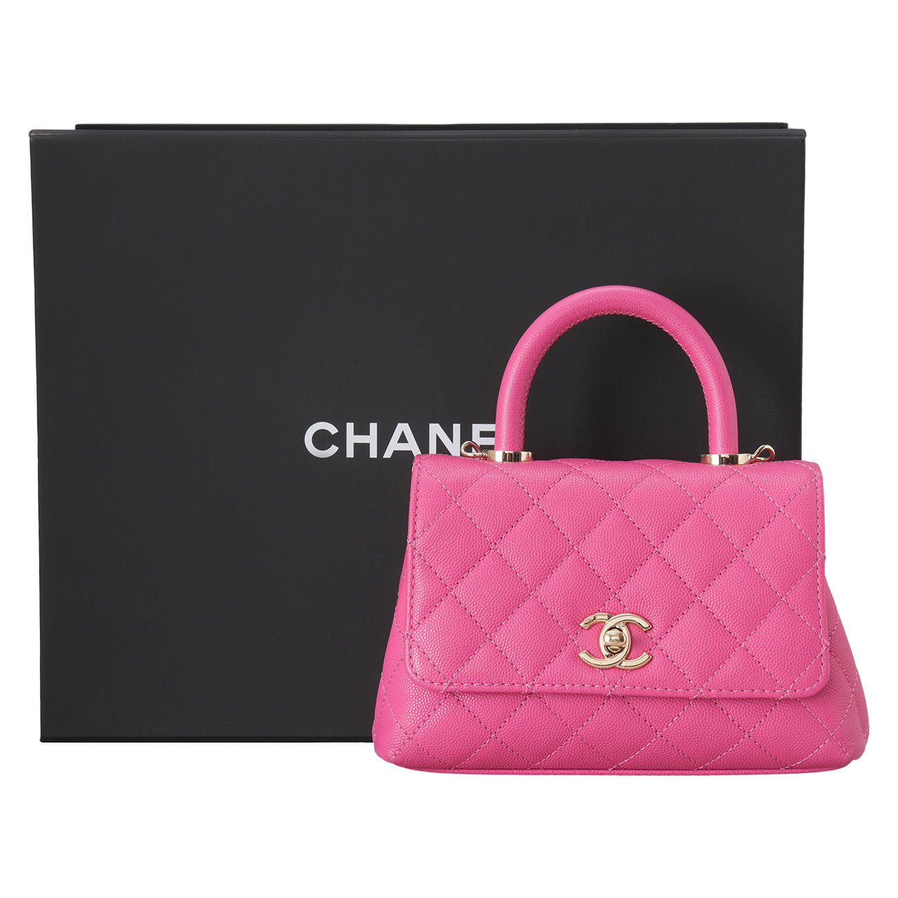 CHANEL(USED)샤넬 AS2215 캐비어 코코핸들 19