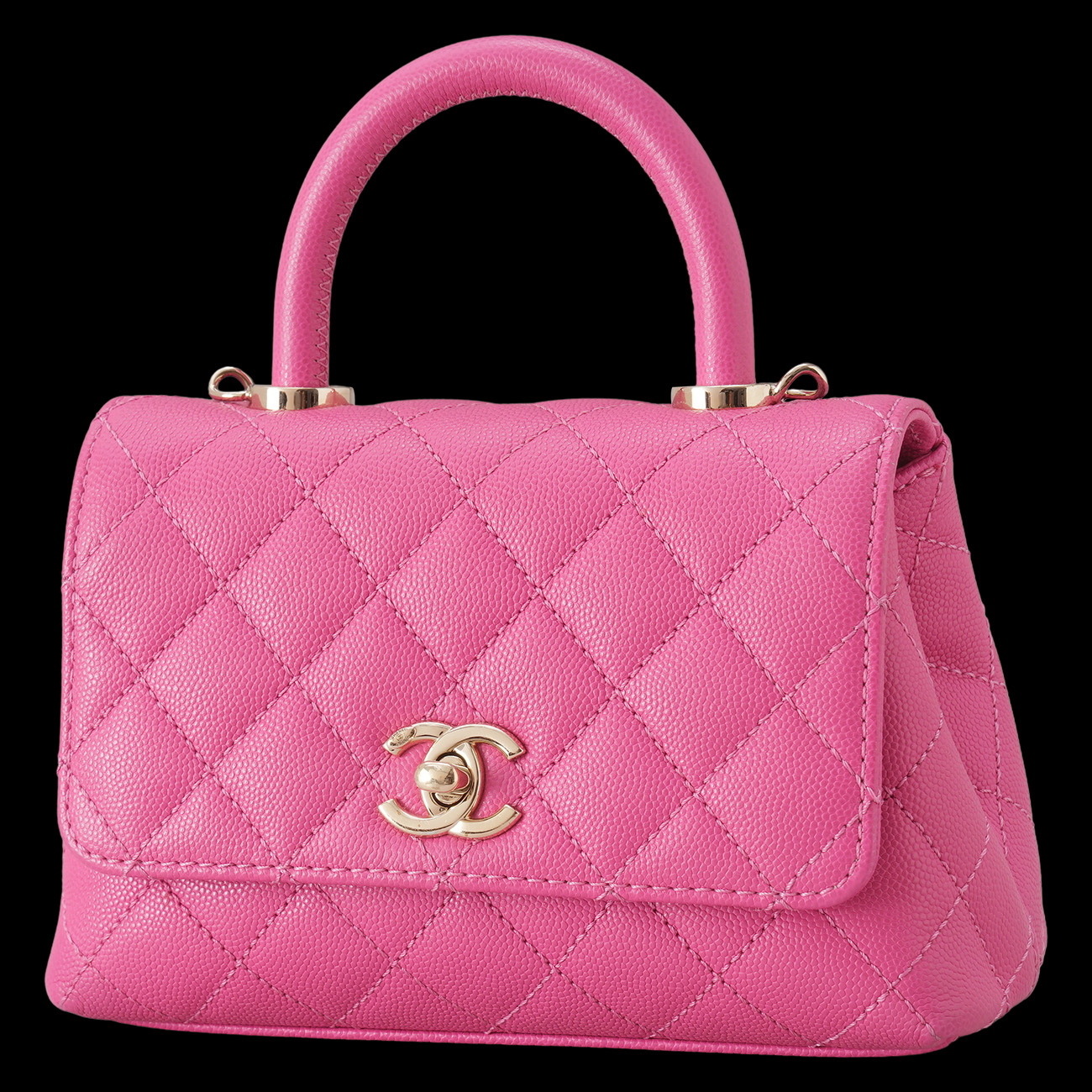 CHANEL(USED)샤넬 AS2215 캐비어 코코핸들 19