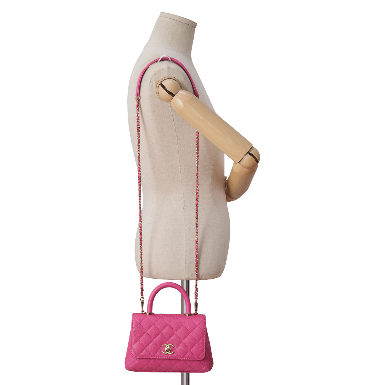 CHANEL(USED)샤넬 AS2215 캐비어 코코핸들 19