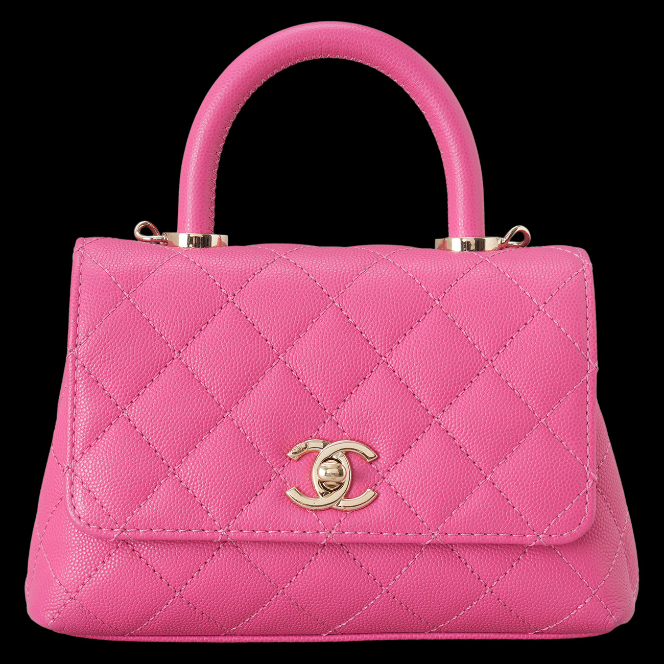 CHANEL(USED)샤넬 AS2215 캐비어 코코핸들 19