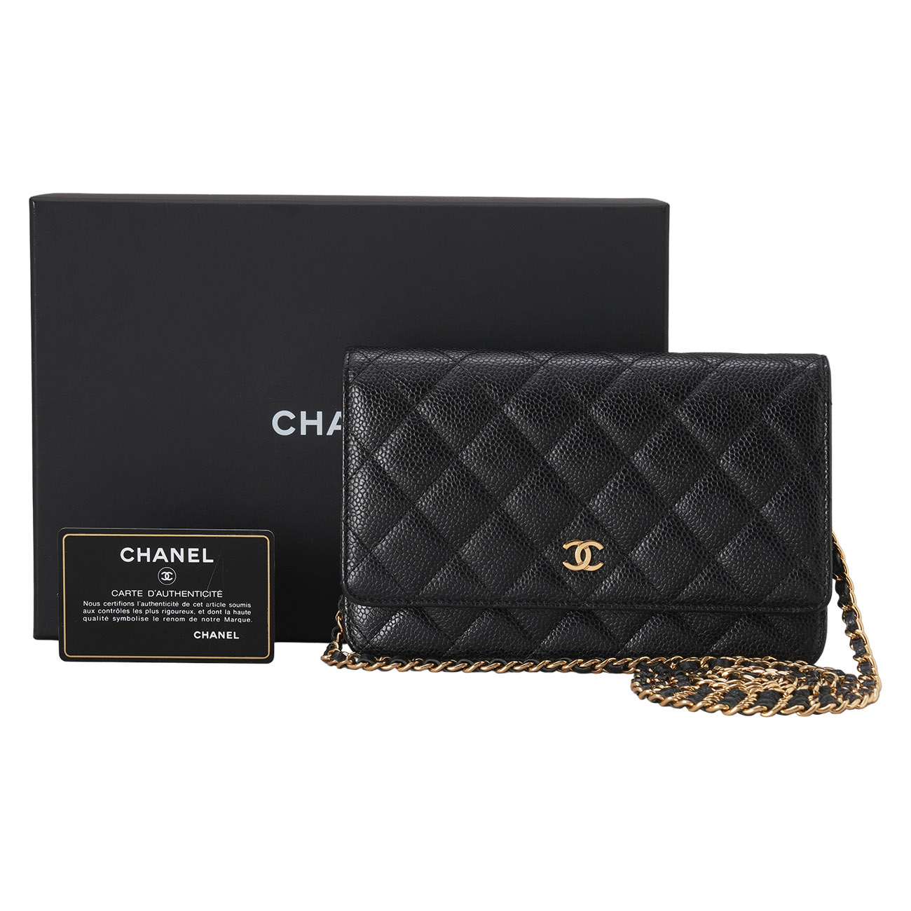 CHANEL(USED)샤넬 시즌 캐비어 클래식 WOC