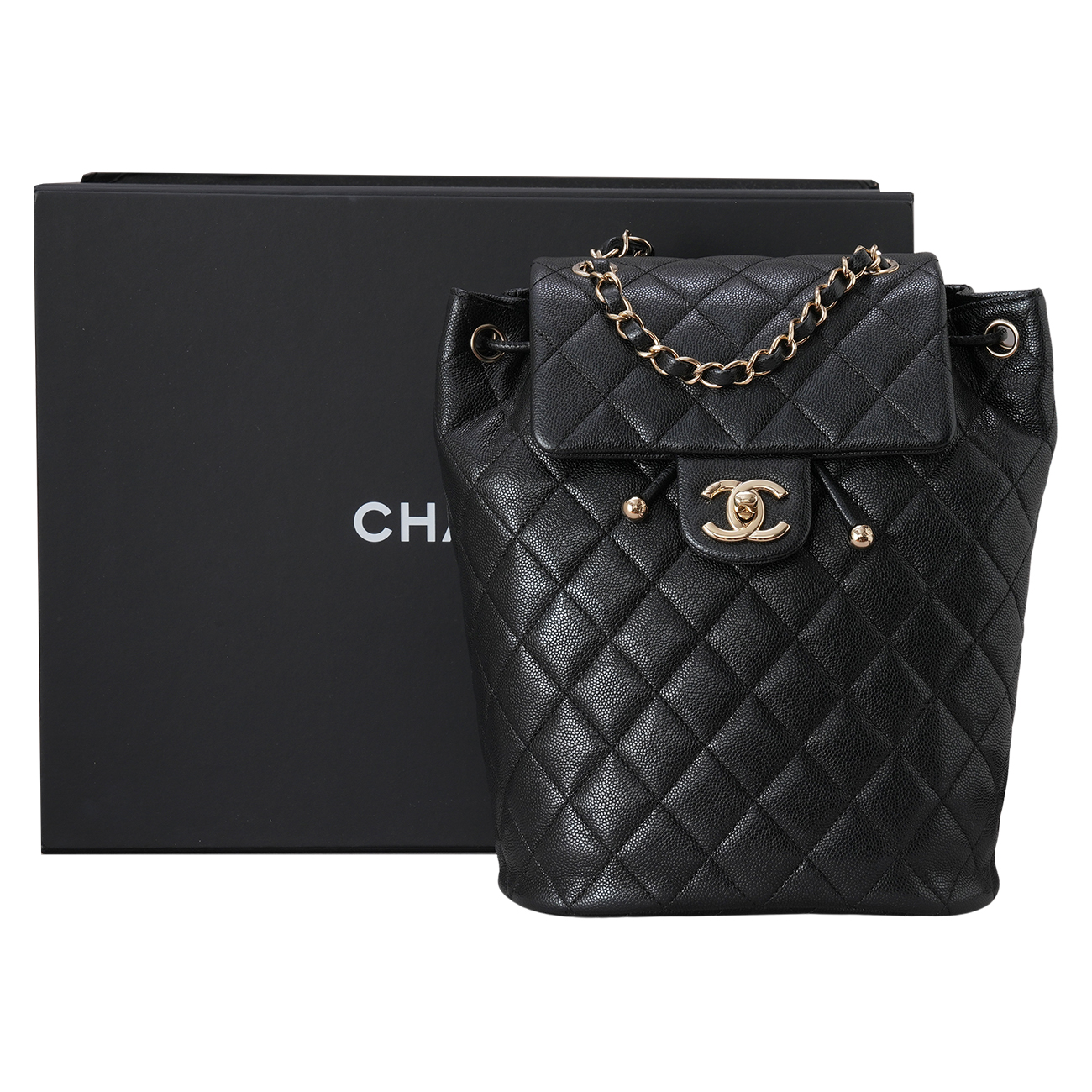 CHANEL(USED)샤넬 AS4059 캐비어 어반스피릿 미듐