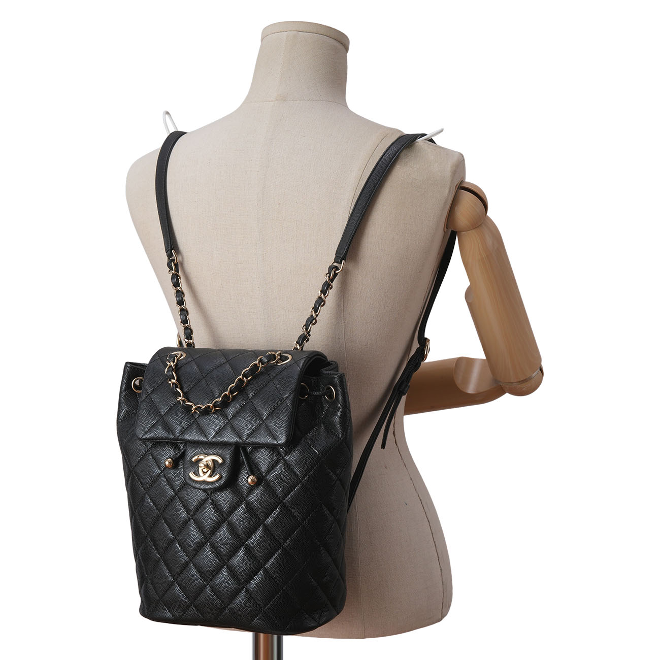 CHANEL(USED)샤넬 AS4059 캐비어 어반스피릿 미듐