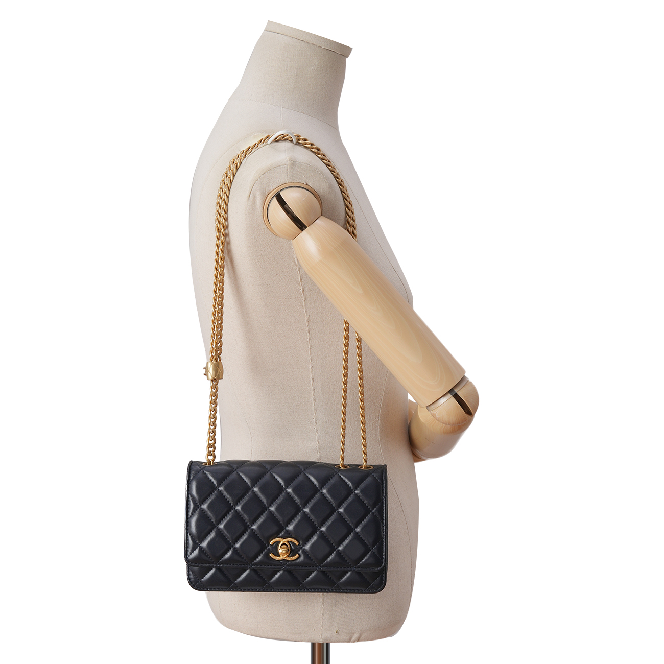 CHANEL(USED)샤넬 AP3043 램스킨 CC로고 WOC