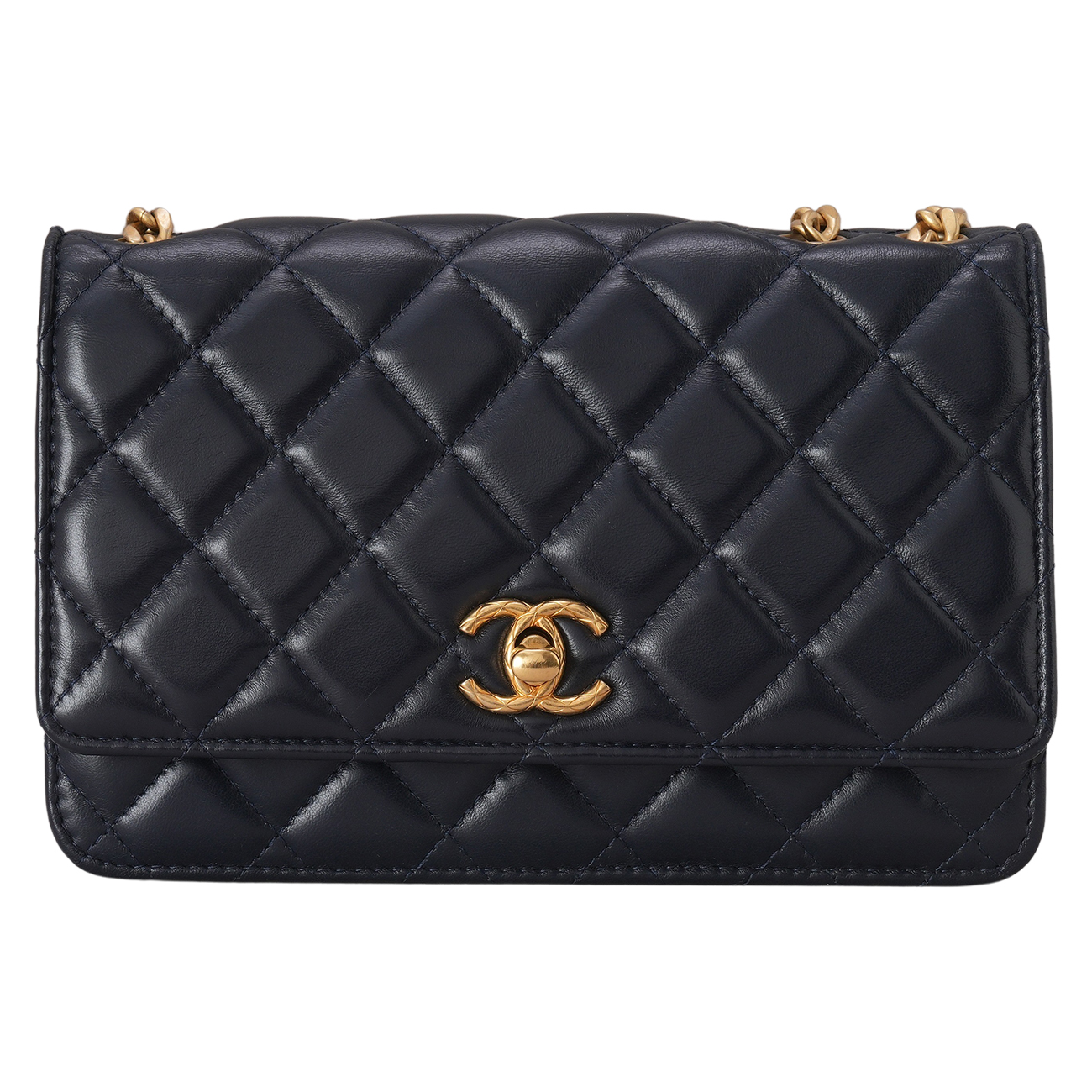 CHANEL(USED)샤넬 AP3043 램스킨 CC로고 WOC