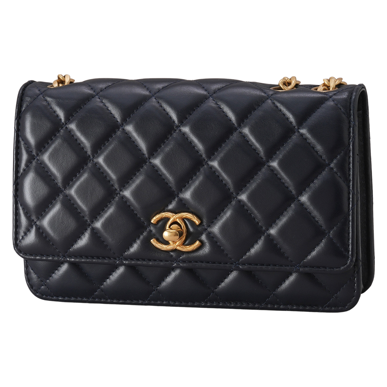 CHANEL(USED)샤넬 AP3043 램스킨 CC로고 WOC