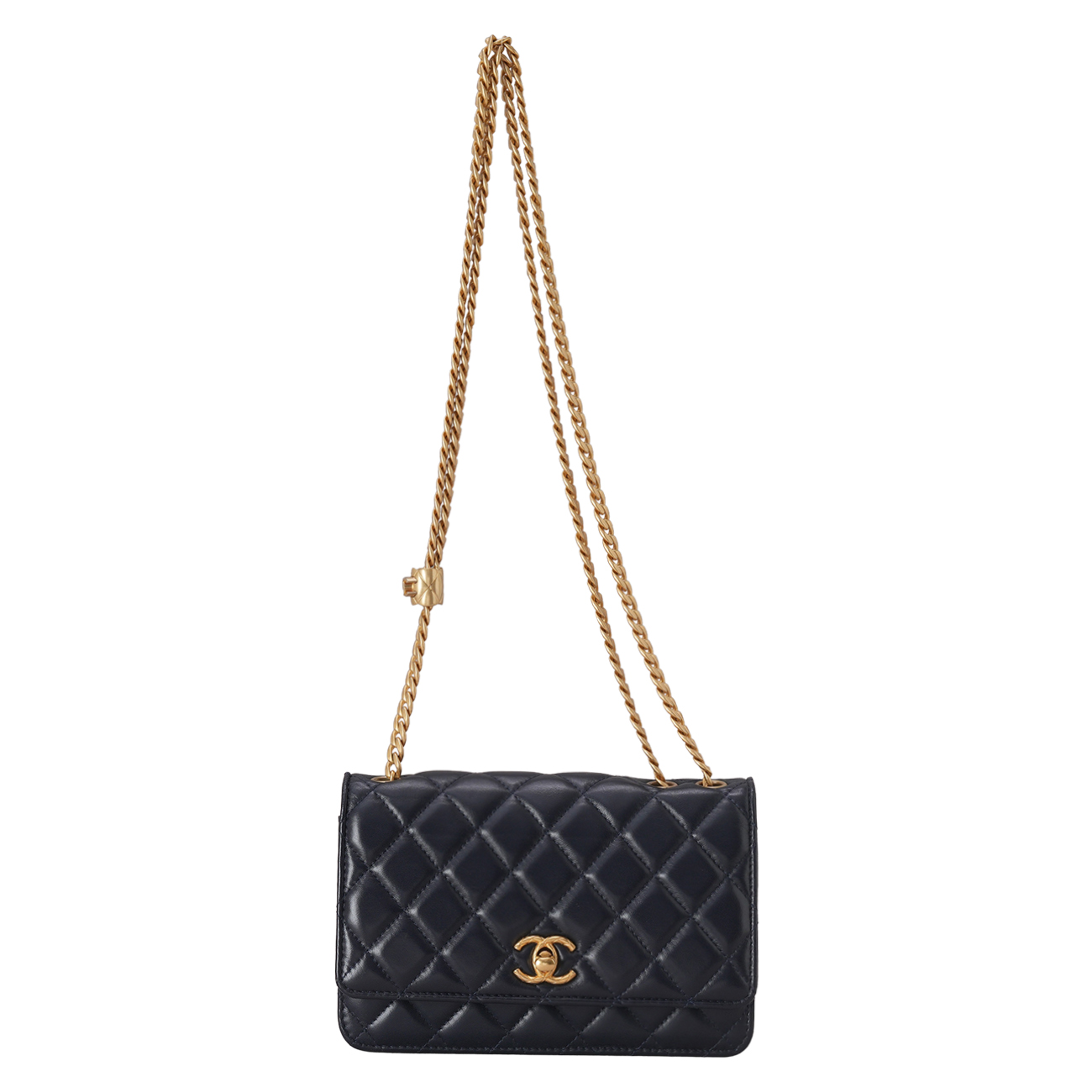 CHANEL(USED)샤넬 AP3043 램스킨 CC로고 WOC