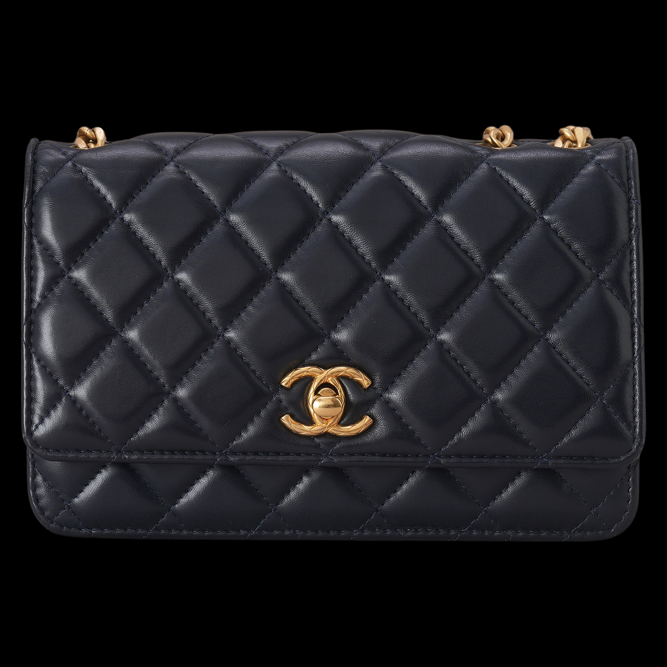 CHANEL(USED)샤넬 AP3043 램스킨 CC로고 WOC