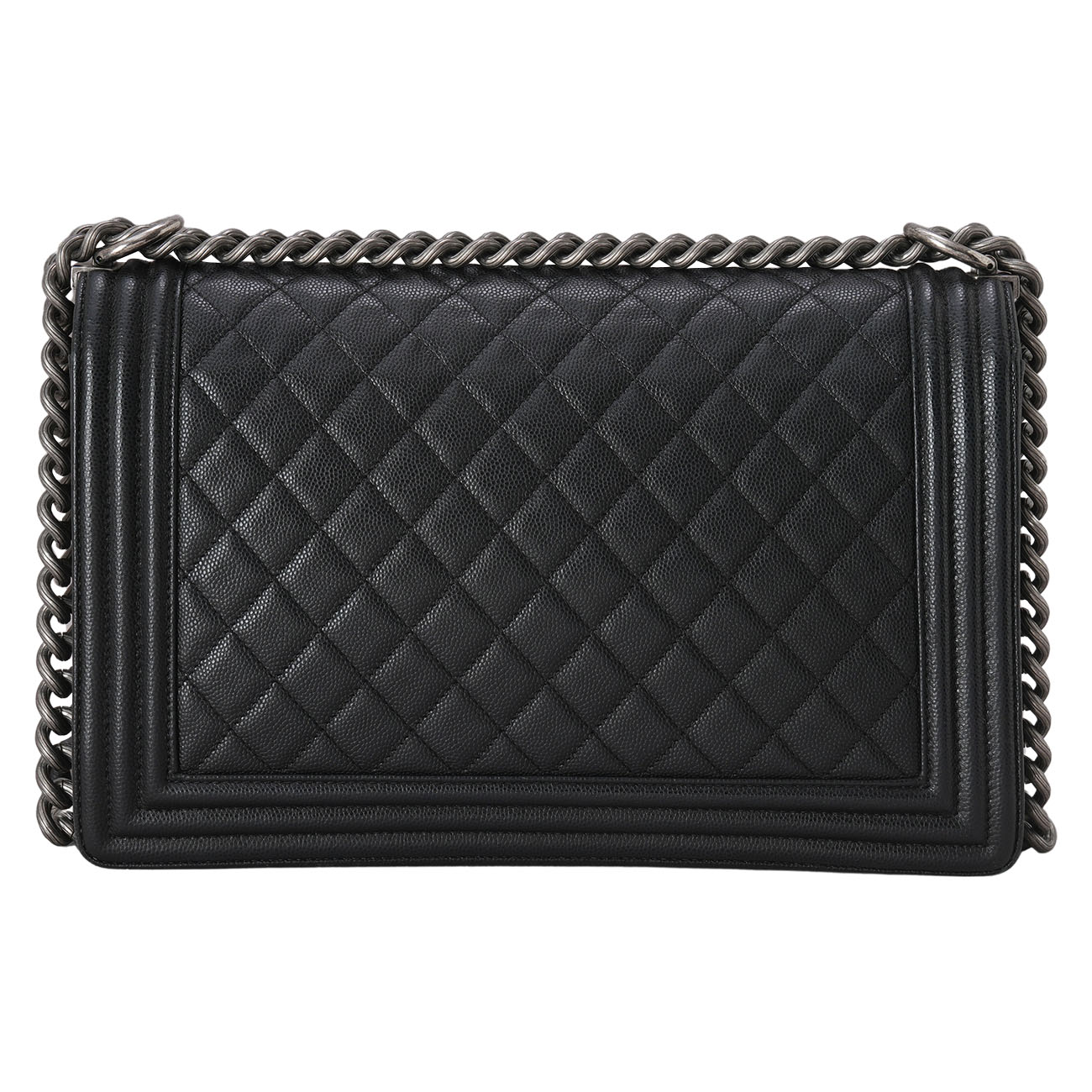 CHANEL(USED)샤넬 A92193 캐비어 보이백 뉴미듐