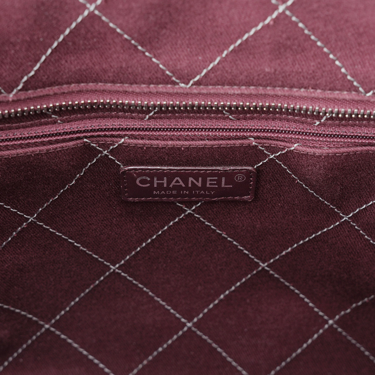CHANEL(USED)샤넬 캐비어 CC로고 참 쇼퍼백