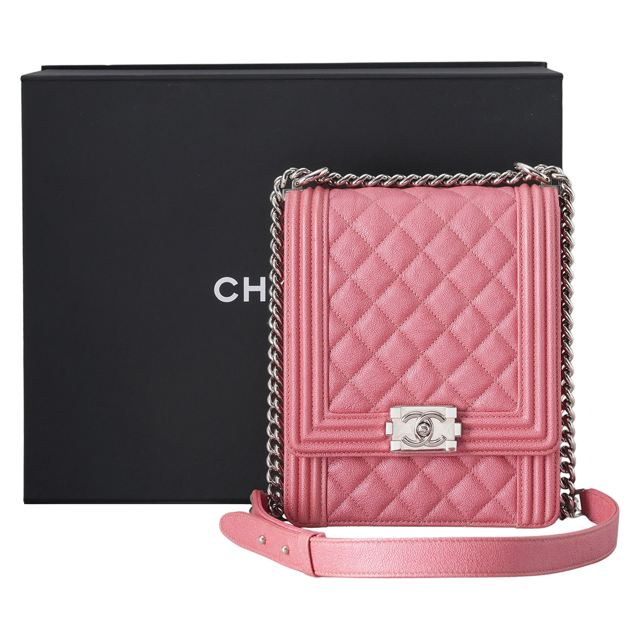 CHANEL(USED)샤넬 AS0130 보이 사첼백