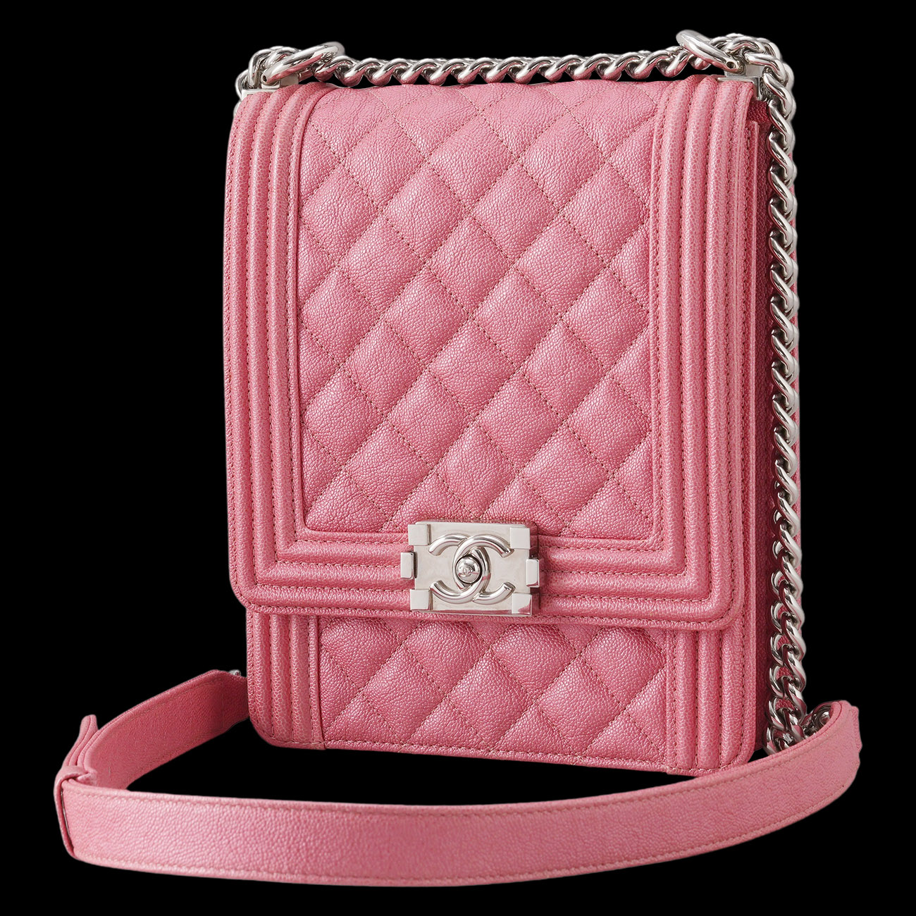 CHANEL(USED)샤넬 AS0130 보이 사첼백