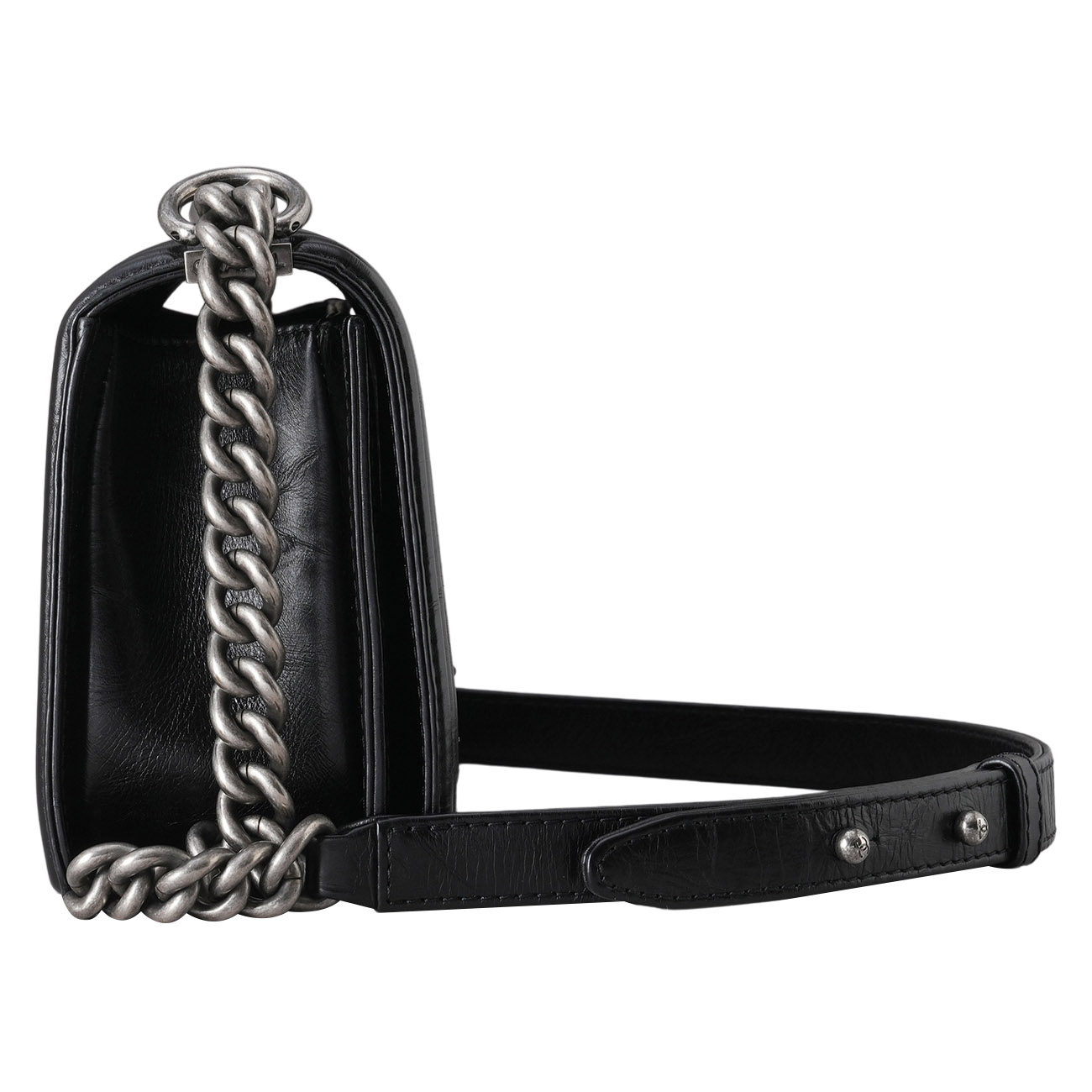 CHANEL(USED)샤넬 시즌 보이샤넬 미듐 플랩백