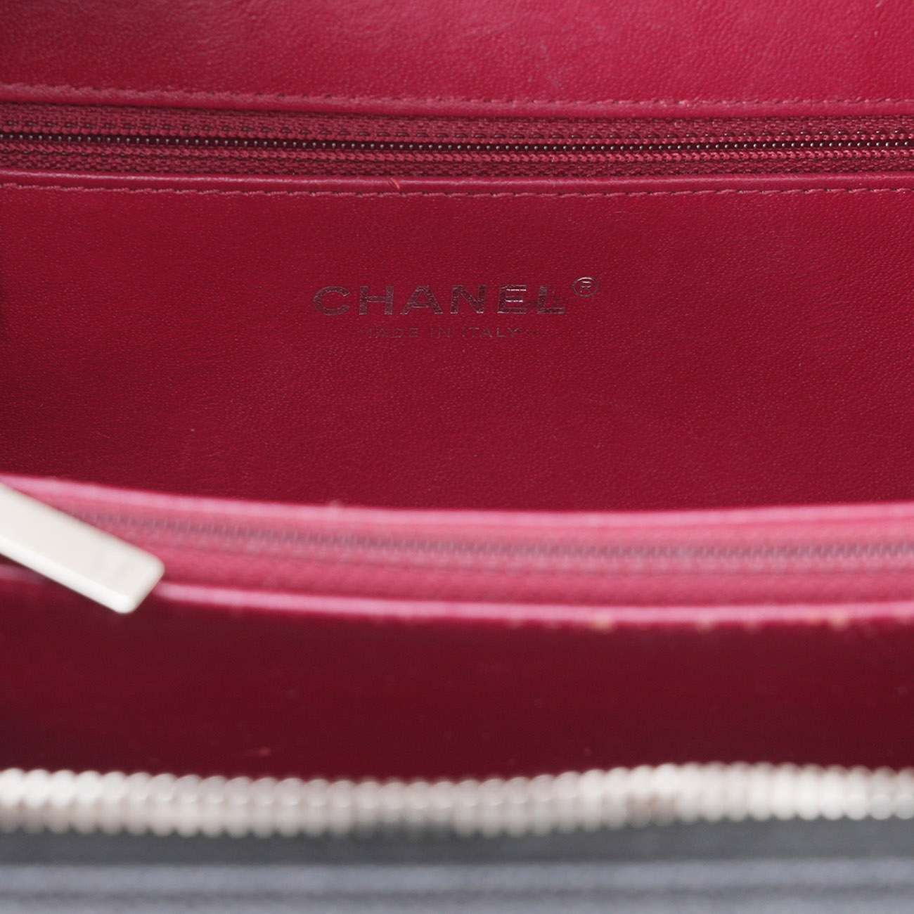CHANEL(USED)샤넬 캐비어 CC로고 코스메틱 케이스
