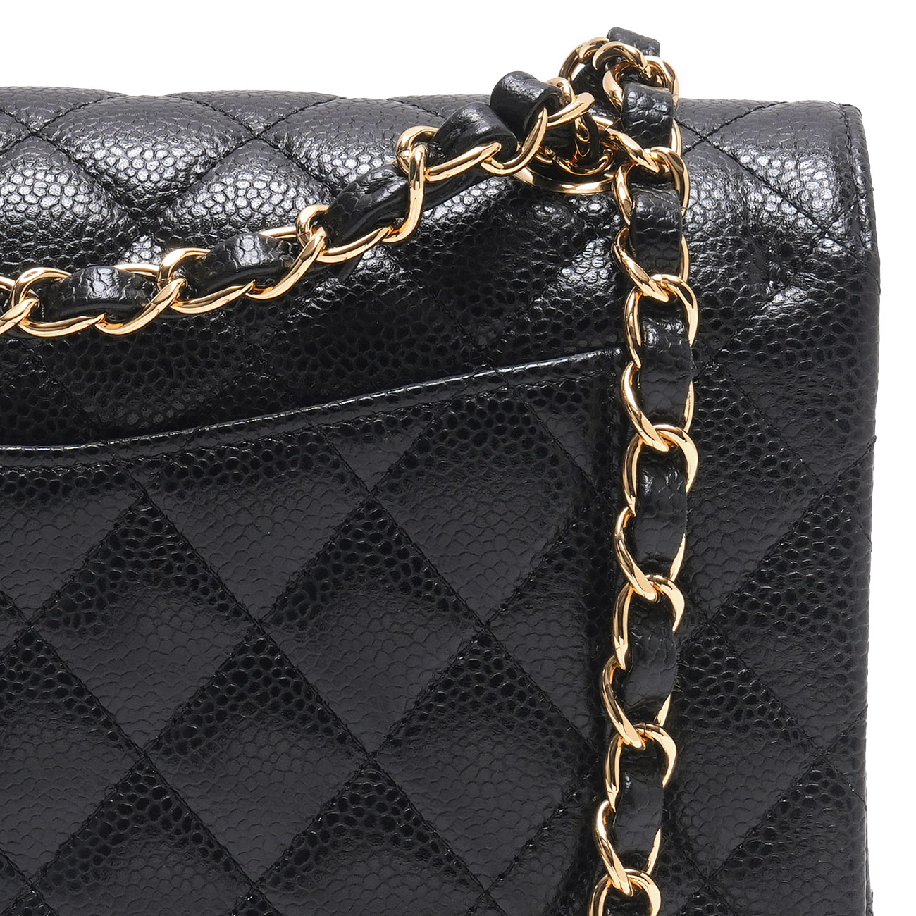 CHANEL(USED)샤넬 A01113 캐비어 클래식 스몰 플랩 백