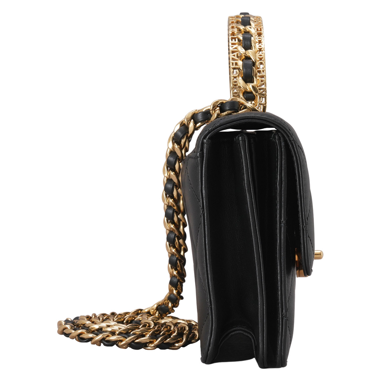 CHANEL(USED)샤넬 AS4741 시즌 탑핸들 체인 숄더백 블랙