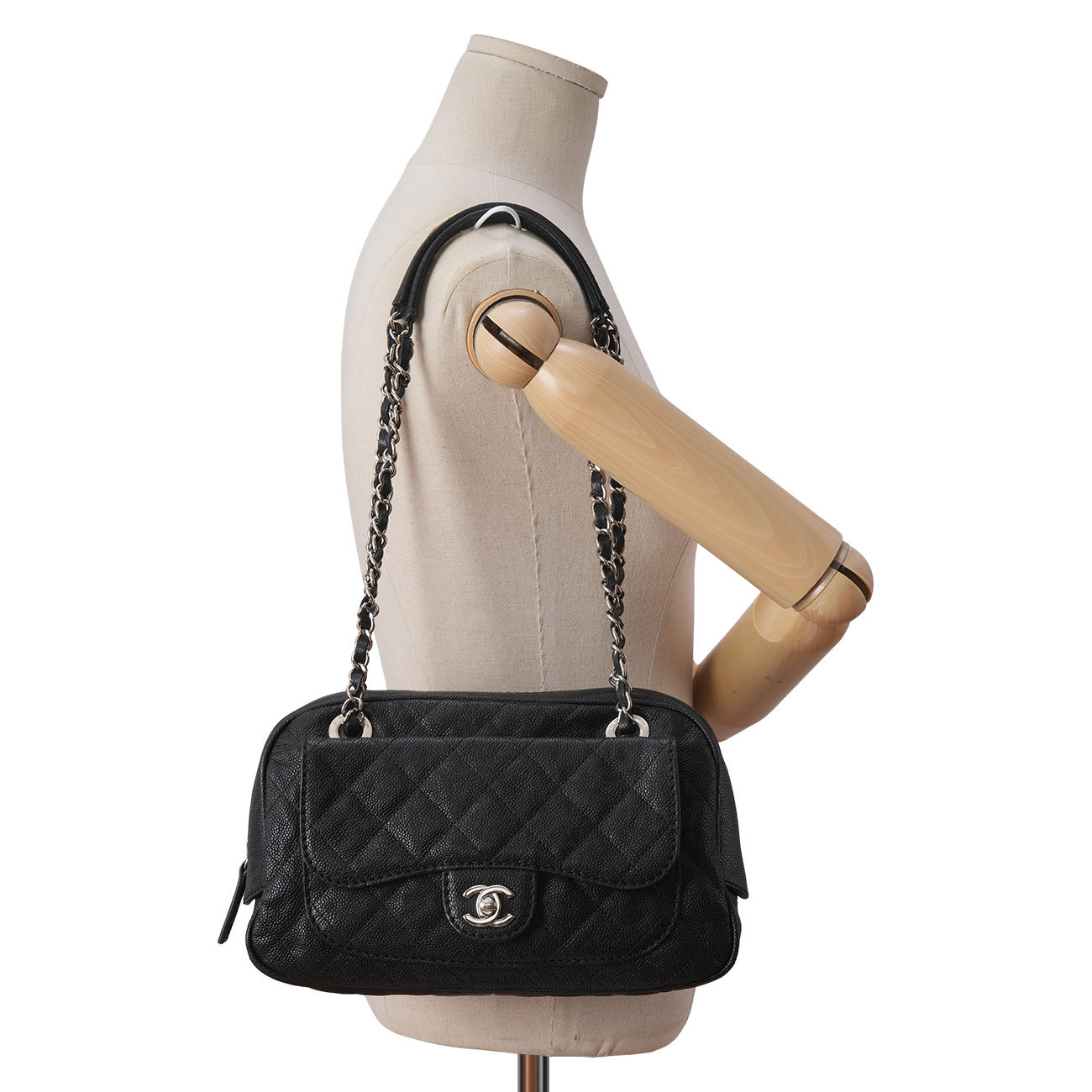 CHANEL(USED)샤넬 캐비어 시즌 체인 숄더백