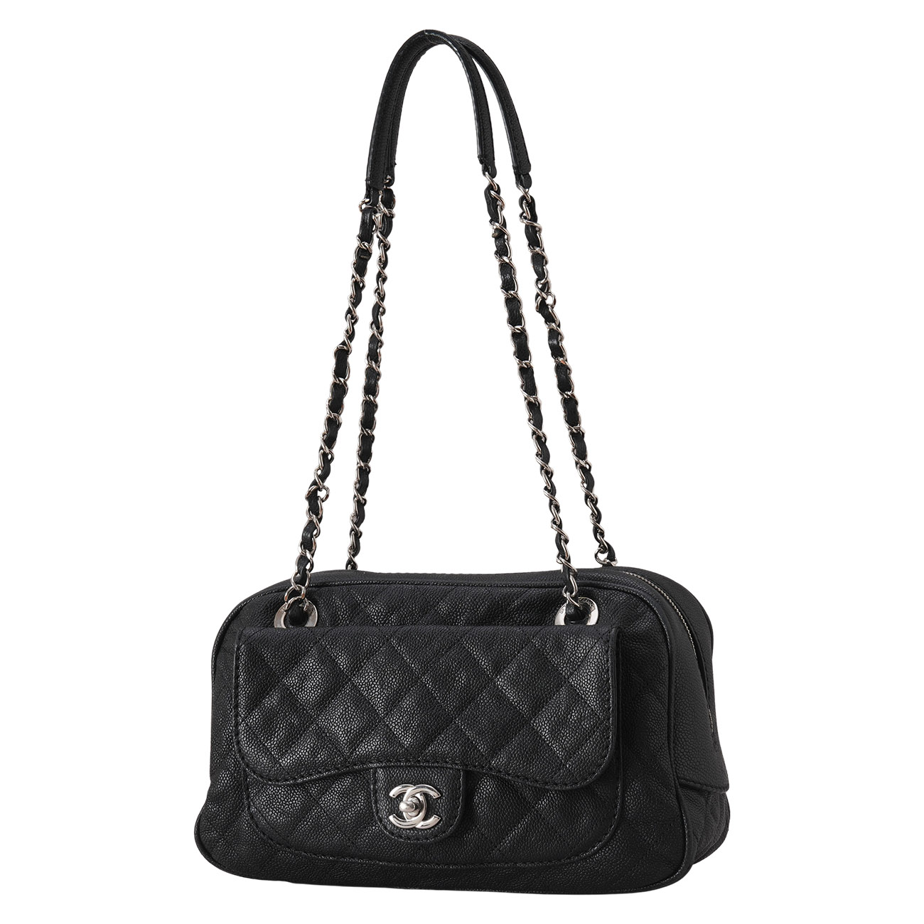 CHANEL(USED)샤넬 캐비어 시즌 체인 숄더백